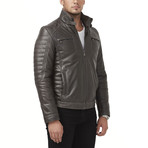 Kariba Leather Jacket // Brown (S)