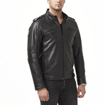 Toba Leather Jacket // Black (XL)