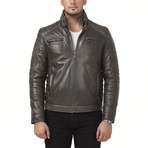 Kariba Leather Jacket // Brown (2XL)