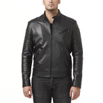 Volta Leather Jacket // Black (3XL)