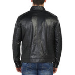 Erie Leather Jacket // Black (M)