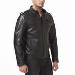 Toba Leather Jacket // Black (L)