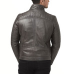 Kariba Leather Jacket // Brown (M)