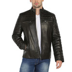 Michigan Leather Jacket // Black (3XL)