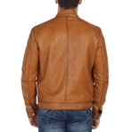 Nasser Leather Jacket // Tobacco (XL)