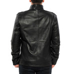 Hula Leather Jacket // Black (XS)