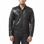 Toba Leather Jacket // Black (S)
