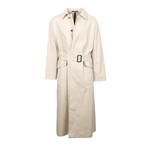 Caruso // Cotton Long Trench Coat // Beige (Euro: 48)