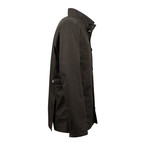 Caruso // Cotton Short Jacket Coat // Gray (Euro: 48)