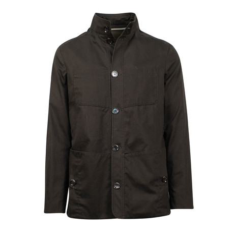 Caruso // Cotton Short Jacket Coat // Gray (Euro: 48)