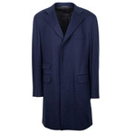 Doriani By Caruso // Cashmere Topcoat // Blue (Euro: 48)