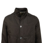 Caruso // Cotton Short Jacket Coat // Gray (Euro: 48)