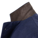 Doriani By Caruso // Cashmere Topcoat // Blue (Euro: 48)