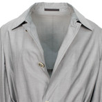 Caruso // Cotton Blend Trench Coat // Gray (Euro: 48)