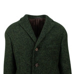 Caruso // Wool Blend Overcoat // Green (Euro: 48)