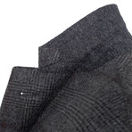 Caruso // Plaid Cashmere Loro Piana Fabric Top Coat // Gray (Euro: 48)