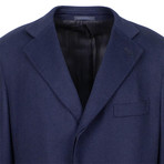 Doriani By Caruso // Cashmere Topcoat // Blue (Euro: 48)