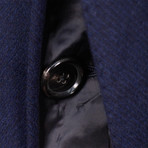 Doriani By Caruso // Cashmere Topcoat // Blue (Euro: 48)