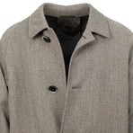 Caruso // Wool Long Overcoat // Gray (Euro: 48)