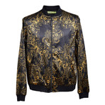 Versace Jeans // Steampunk Bomber // Black + Gold (Euro: 52)