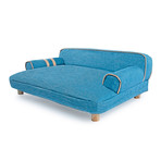 Dog Sofa Bed // Wickerman // Blue