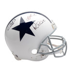 Troy Aikman, Emmitt Smith, + Michael Irvin // Dallas Cowboys Throwback Pro-Line Helmet