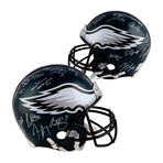 Philadelphia Eagles Super Bowl LII Champions Riddell Pro-Line Helmet + Signatures