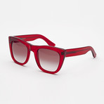 Gals Intermix Trans Sunglasses // Red
