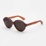 Yoma Sunglasses // Bordeaux + Orange