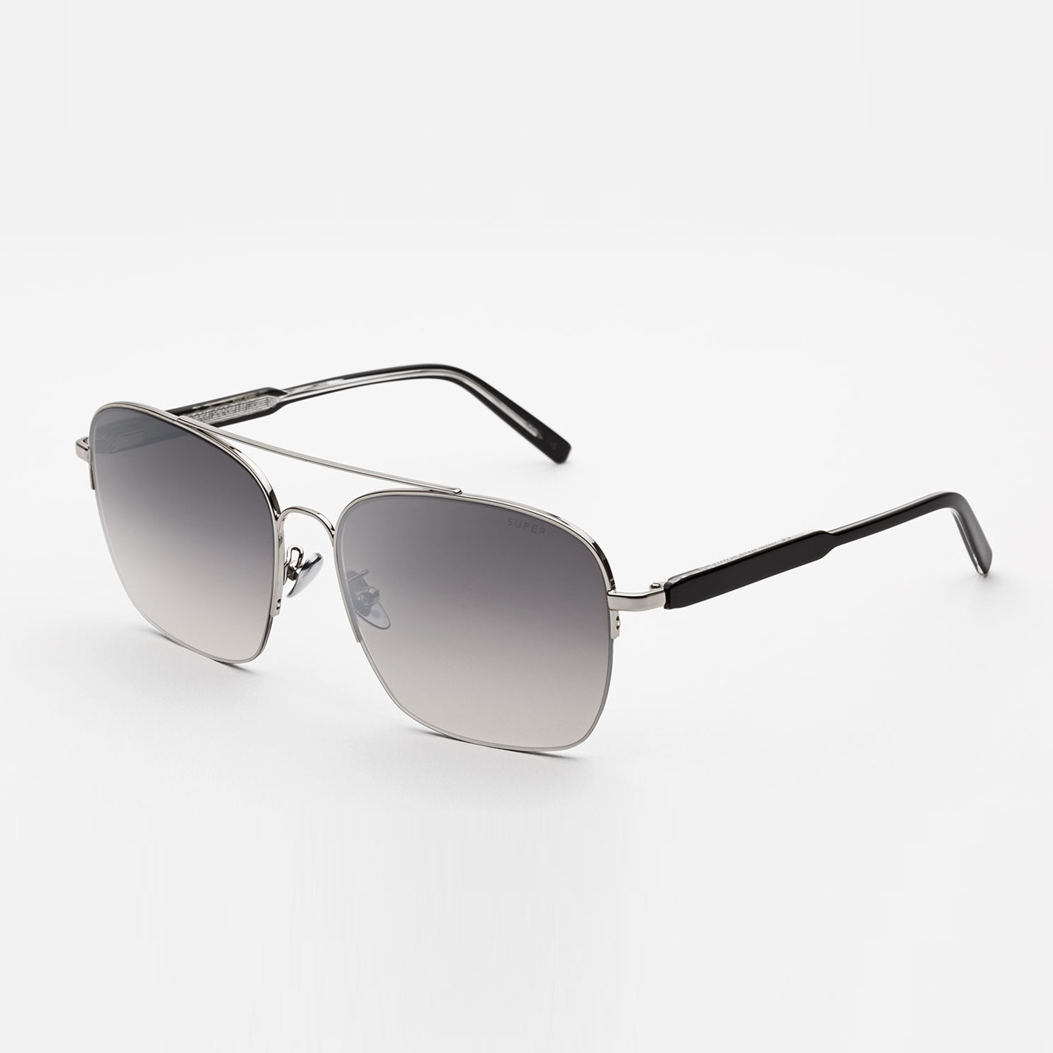 Adamo Sunglasses // Low Bridge Fit (Fadeism Black) - SUPER by Retro ...