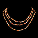 Sacred Spondylus Shell & Silver Necklace // Peru Ca. 1,000 CE