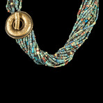 Multicolor Egyptian Faience Beads Necklace // Egypt, Late Period Ca. 712-343 BCE