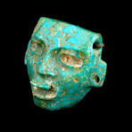 Teotihuacan Turquoise Mask Pendant // Mexico Ca. 200-400 CE