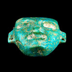Teotihuacan Turquoise Mask Pendant // Mexico Ca. 200-400 CE