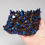 Genuine Cobalt Aura Quartz Cluster // II