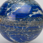 Large Natural Polished Lapis Lazuli Sphere // Acrylic Display