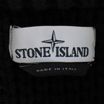 Stone Island // Hideaway Hood Cardigan Jacket // Black (XS)