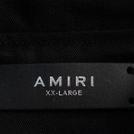 Amiri // Checkered Sticker Design Parka Coat // Black + White (XS)