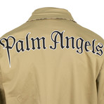 Palm Angels // Plaid Reversible Harrington Jacket // Black + White + Tan (M)