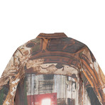 424 // Theater Trucker All Over Print Jacket // Multicolor (XL)