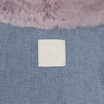 Alchemist // Rocky 2 Fur + Vintage Denim Jacket // Lilac (L)
