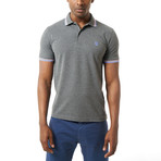 Caleb Short-Sleeve Polo // Anthracite (XS)