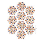 Seamingless Floral Pattern Hexagon