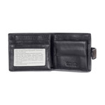 Wallet With Pocket For Coins I // Black