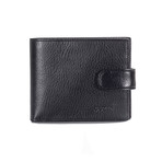 Wallet With Pocket For Coins I // Black