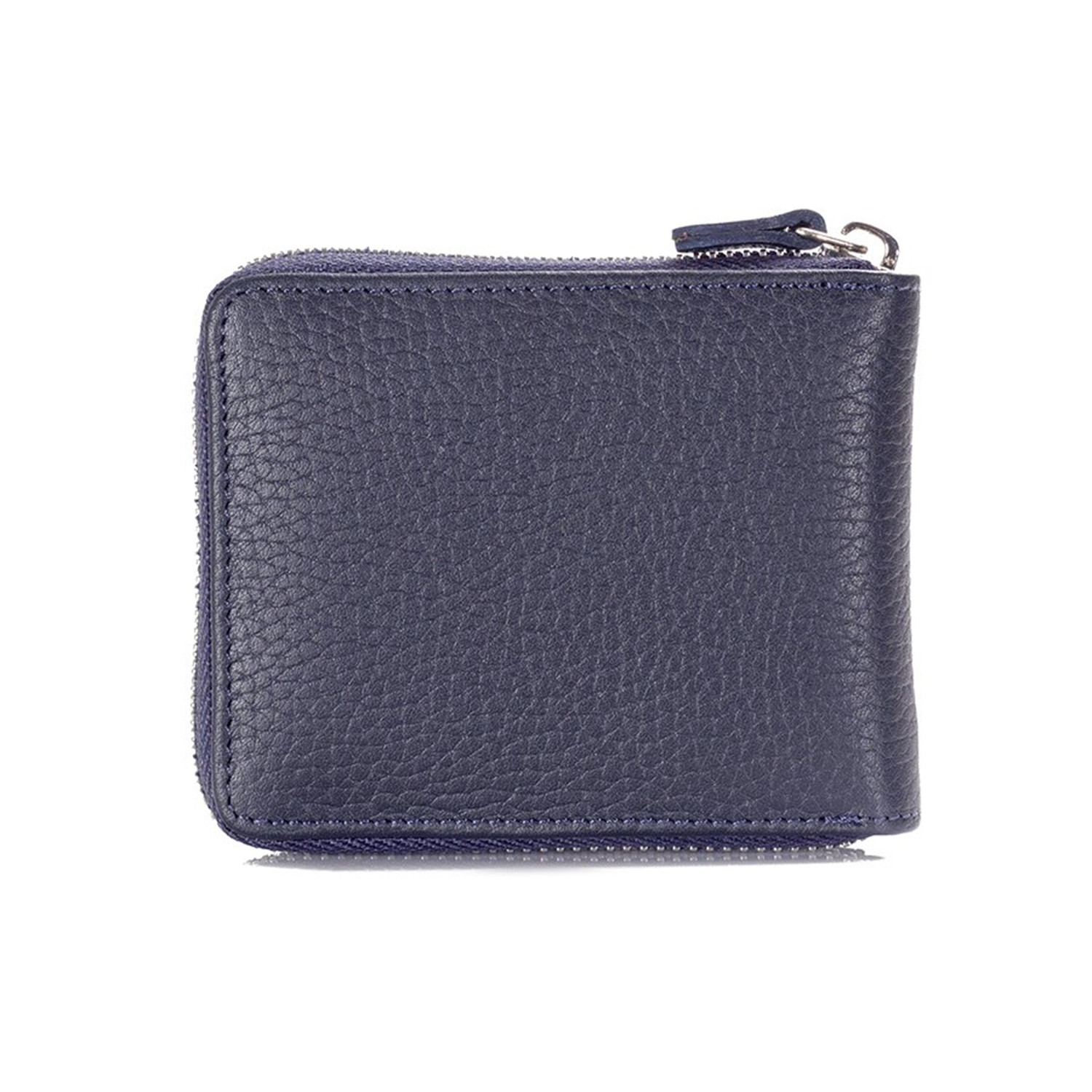 Zippered Wallet With Pocket For Coins // Navy Blue - Deriza-Guzini ...