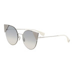 Fendi // Women's 190 Cat Eye Sunglasses // Silver