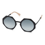 Fendi // Women's 0152S Geometric Sunglasses // Black