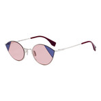 Women's FF-0342S-AVB-U1 Sunglasses // Silver + Pink