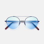 Cooper Sunglasses // Low Bridge Fit (Celeste)